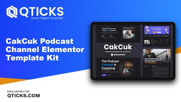 CakCuk – Podcast Channel Elementor Template Kit