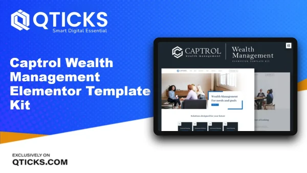 Captrol – Wealth Management Elementor Template Kit