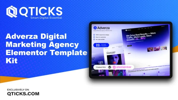 Adverza – Digital Marketing Agency Elementor Template Kit