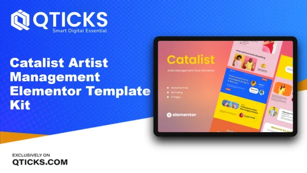 Catalist – Artist Management Elementor Template Kit