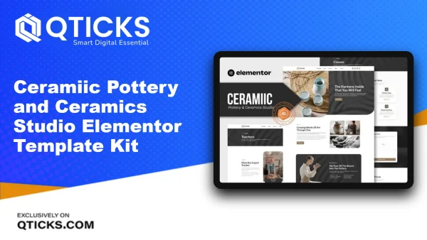 Ceramiic – Pottery and Ceramics Studio Elementor Template Kit