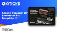 Aeronn – Personal CV Elementor Pro Template Kit