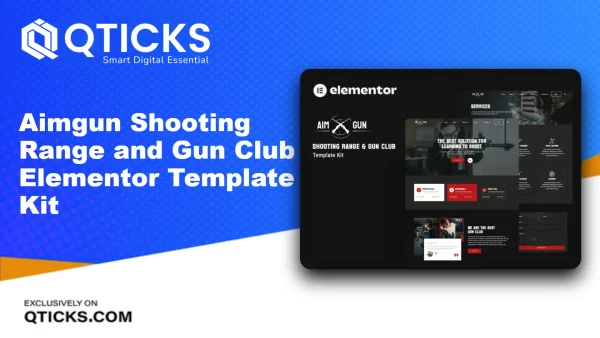 Aimgun – Shooting Range and Gun Club Elementor Template Kit