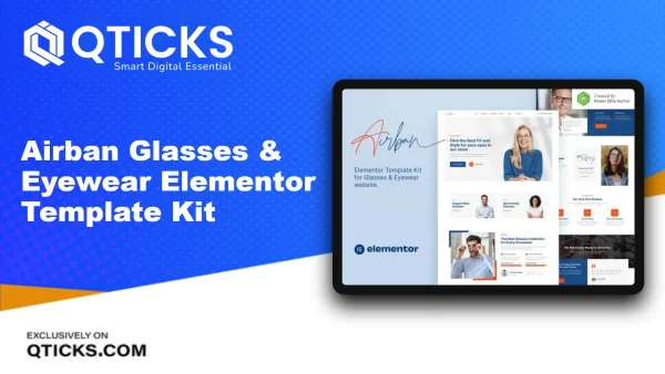 Airban – Glasses & Eyewear Elementor Template Kit