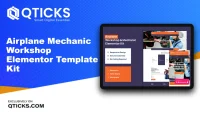 Airplane – Mechanic Workshop Elementor Template Kit