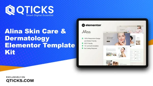 Alina – Skin Care & Dermatology Elementor Template Kit