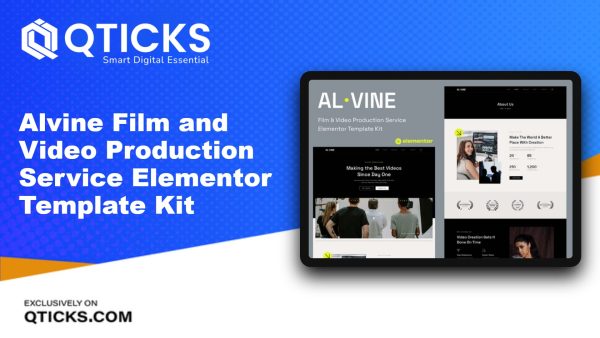 Alvine – Film and Video Production Service Elementor Template Kit