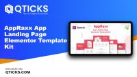 AppRaxx – App Landing Page Elementor Template Kit