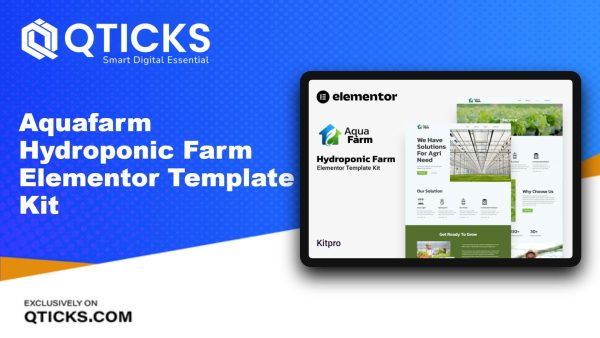 Aquafarm – Hydroponic Farm Elementor Template Kit