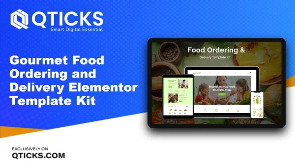 Gourmet – Food Ordering and Delivery Elementor Template Kit