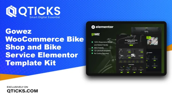 Gowez – WooCommerce Bike Shop and Bike Service Elementor Template Kit