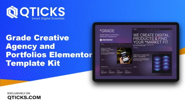 Grade – Creative Agency and Portfolios Elementor Template Kit