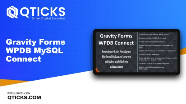 Gravity Forms – WPDB / MySQL Connect