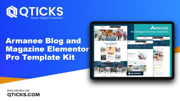 Armanee – Blog and Magazine Elementor Pro Template Kit