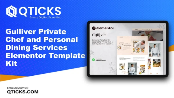 Gulliver – Private Chef and Personal Dining Services Elementor Template Kit