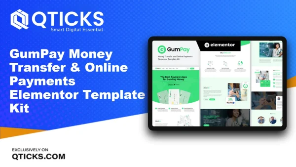 GumPay – Money Transfer & Online Payments Elementor Template Kit