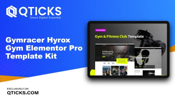 Gymracer – Hyrox Gym Elementor Pro Template Kit