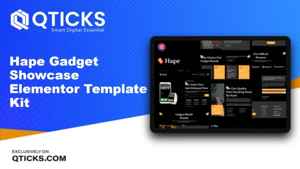 Hape – Gadget Showcase Elementor Template Kit