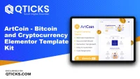 ArtCoin | Bitcoin and Cryptocurrency Elementor Template Kit