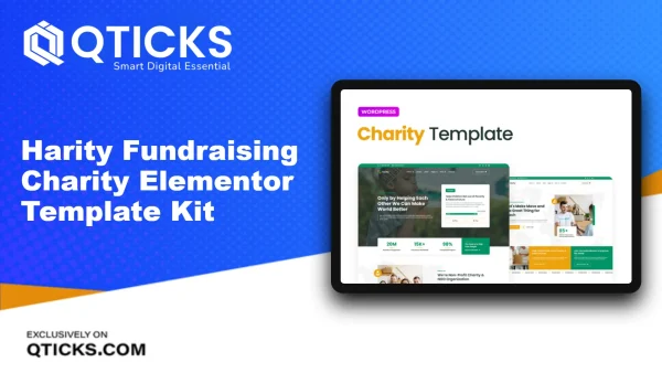 Harity – Fundraising Charity Elementor Template Kit