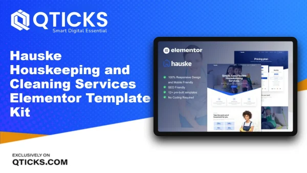 Hauske – Houskeeping and Cleaning Services Elementor Template Kit