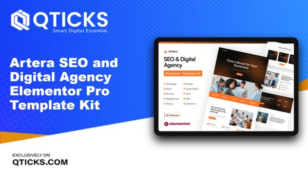 Artera – SEO and Digital Agency Elementor Pro Template Kit