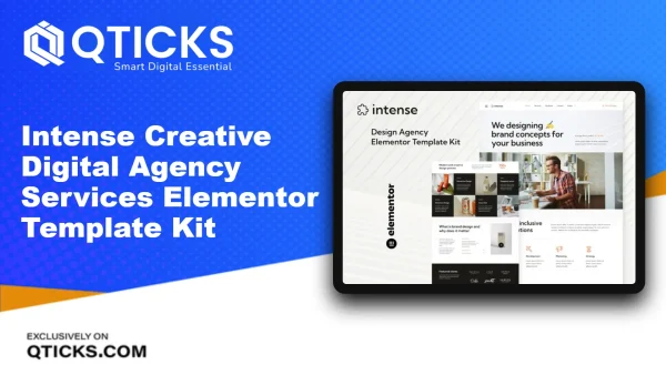 Intense – Creative Digital Agency Services Elementor Template Kit