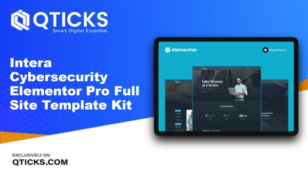 Intera – Cybersecurity Elementor Pro Full Site Template Kit