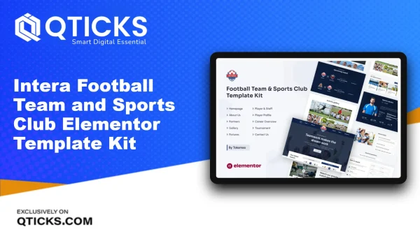 Intera – Football Team and Sports Club Elementor Template Kit
