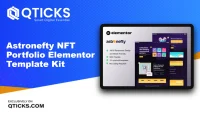 Astronefty – NFT Portfolio Elementor Template Kit