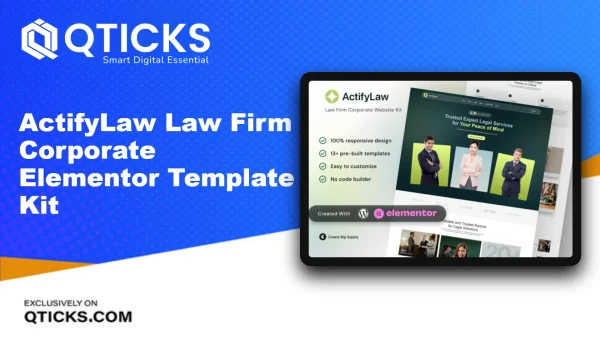 ActifyLaw – Law Firm Corporate Elementor Template Kit