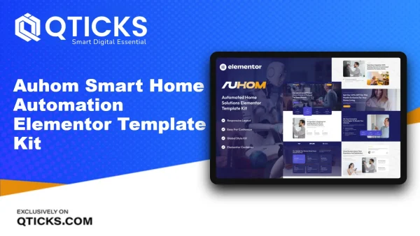 Auhom – Smart Home Automation Elementor Template Kit