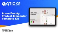 Auren – Beauty Product Elementor Template Kit