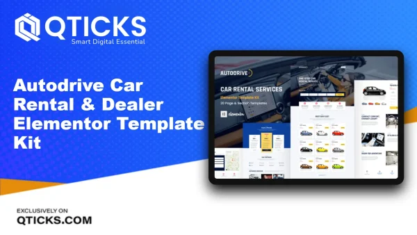 Autodrive – Car Rental & Dealer Elementor Template Kit