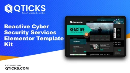 Reactive – Cyber Security Services Elementor Template Kit