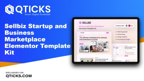 Sellbiz – Startup and Business Marketplace Elementor Template Kit