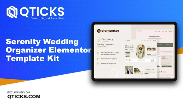 Serenity – Wedding Organizer Elementor Template Kit