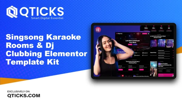 Singsong – Karaoke Rooms & Dj Clubbing Elementor Template Kit