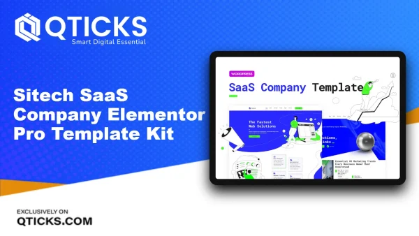 Sitech – SaaS Company Elementor Pro Template Kit