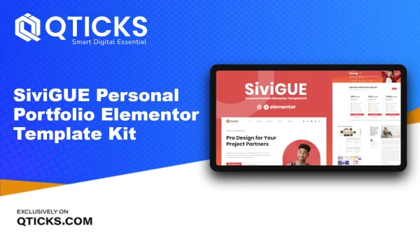 SiviGUE – Personal Portfolio Elementor Template Kit