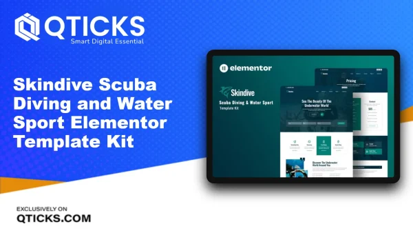 Skindive – Scuba Diving and Water Sport Elementor Template Kit