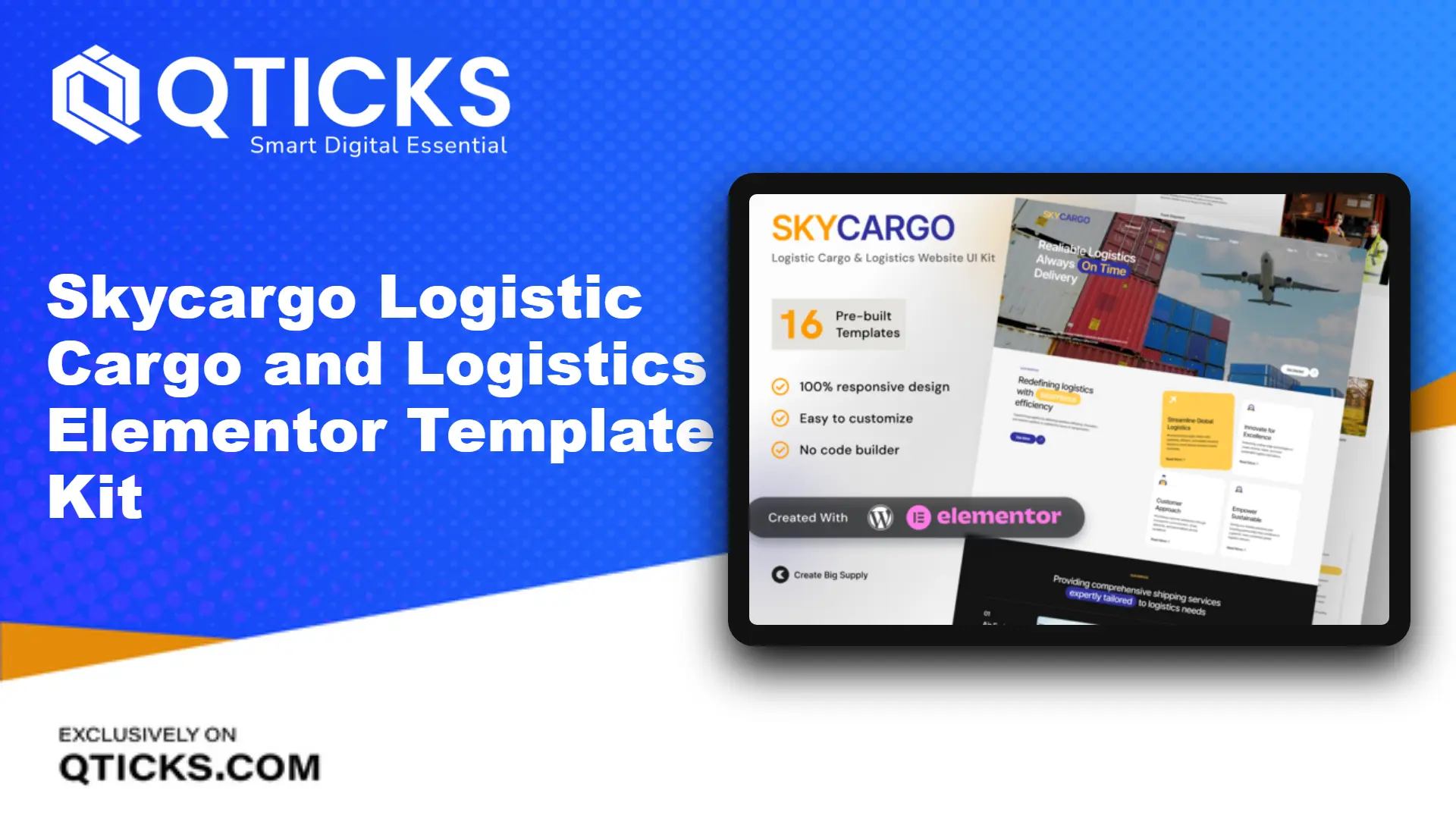 1375-Skycargo – Logistic Cargo and Logistics Elementor Template Kit Skycargo – Logistic Cargo and Logistics Elementor Template Kit - Image 1