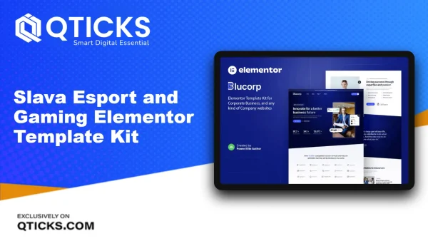 Slava – Esport and Gaming Elementor Template Kit
