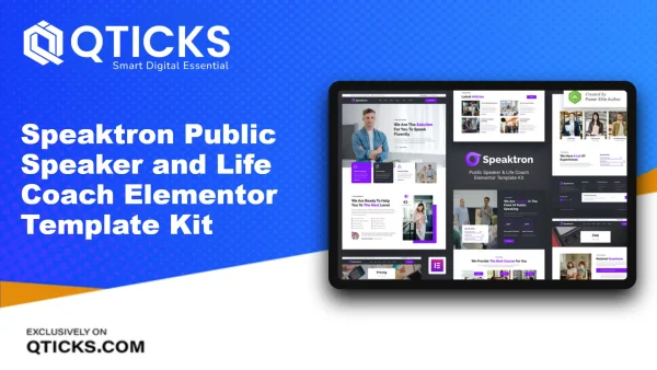 Speaktron – Public Speaker and Life Coach Elementor Template Kit