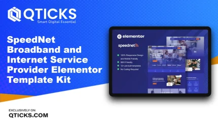 SpeedNet – Broadband and Internet Service Provider Elementor Template Kit