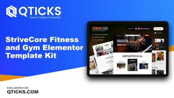 StriveCore – Fitness and Gym Elementor Template Kit