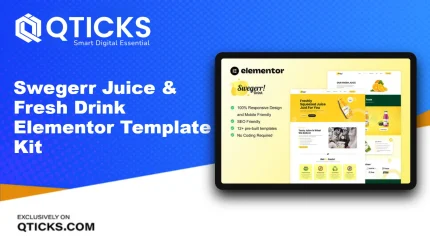Swegerr – Juice & Fresh Drink Elementor Template Kit