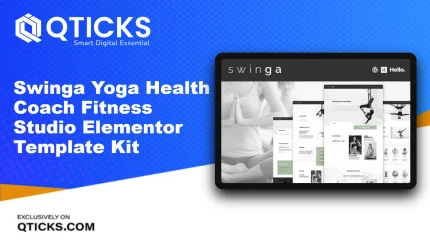 Swinga – Yoga Health Coach Fitness Studio Elementor Template Kit