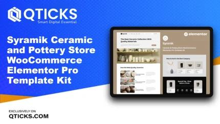 Syramik – Ceramic and Pottery Store WooCommerce Elementor Pro Template Kit