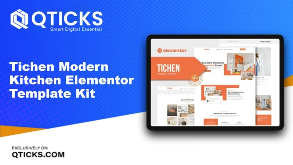 Tichen – Modern Kitchen Elementor Template Kit